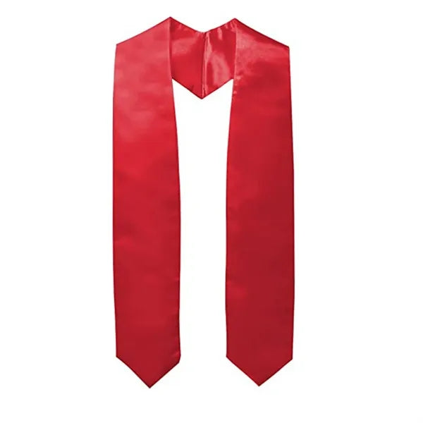 Solid-Color Graduation Veremonial Stole