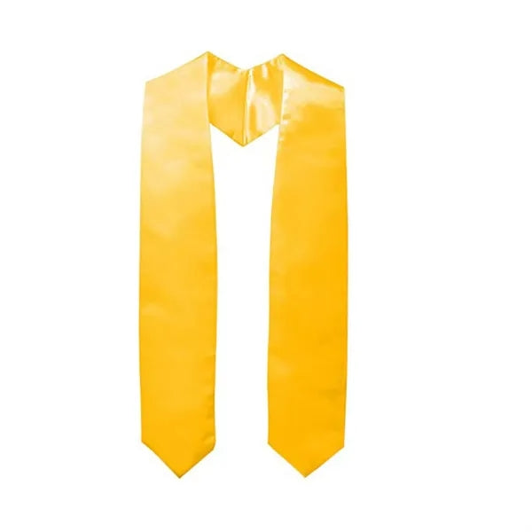 Solid-Color Graduation Veremonial Stole