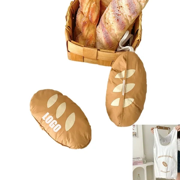 Sustainable Foldable Bread Shape Shopping Bag Tote
