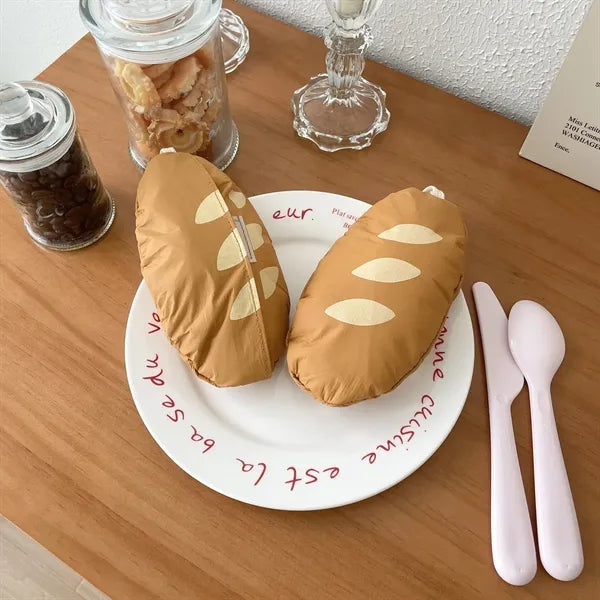 Sustainable Foldable Bread Shape Shopping Bag Tote