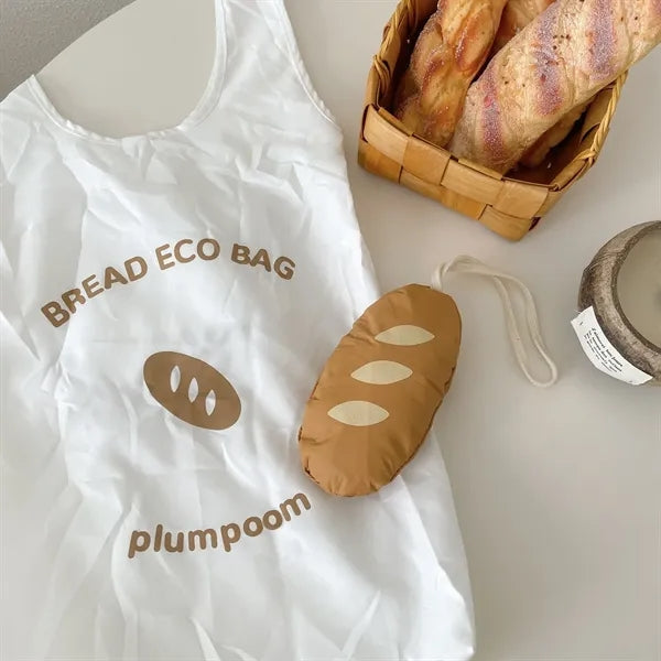 Sustainable Foldable Bread Shape Shopping Bag Tote