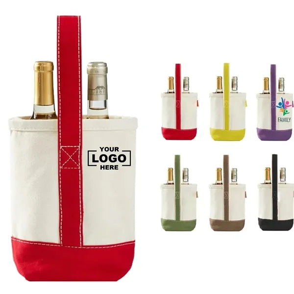 Two Bottle Wine Tote Bag