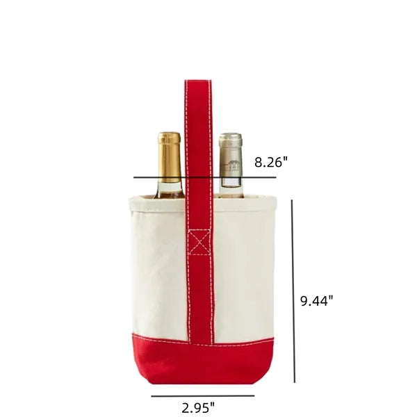 Two Bottle Wine Tote Bag