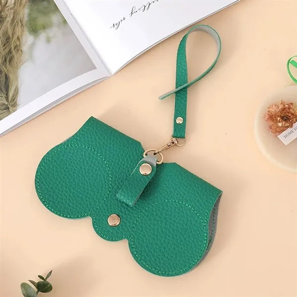 Portable PU Glasses Bag With Lanyard Free Shipping