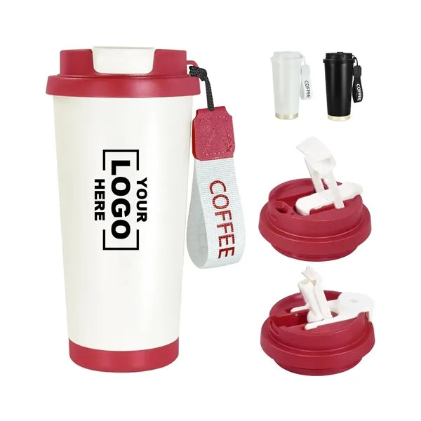18oz Coffee Travel Mug Stainless Steel Insulated Cup
