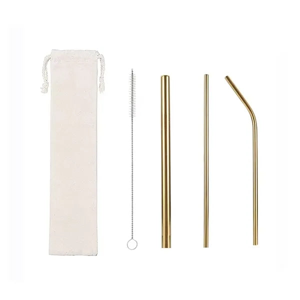 Stainless Steel Straw Set