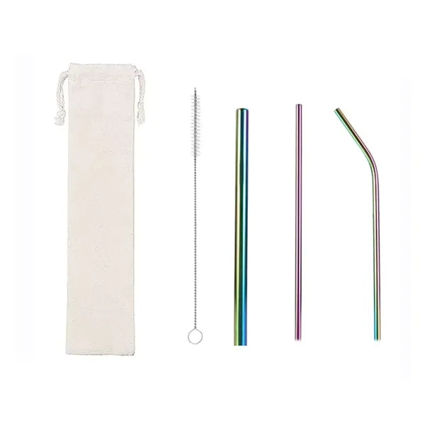 Stainless Steel Straw Set