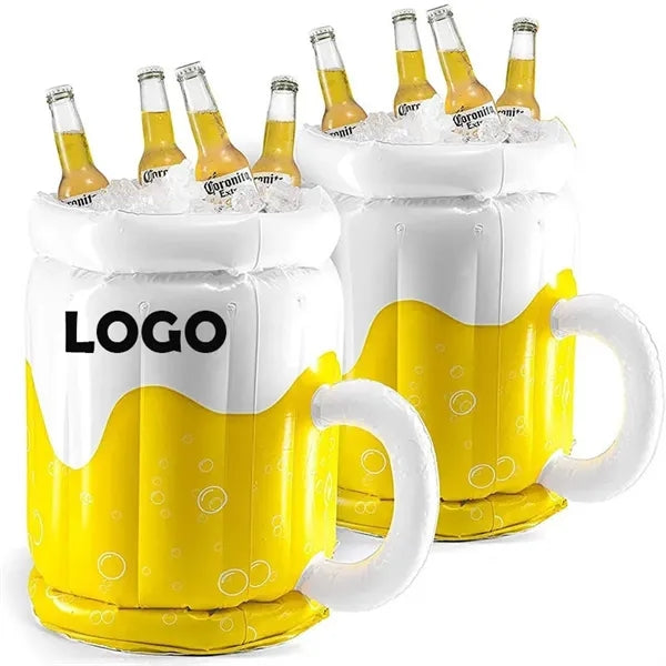 Large Inflatable Drinking Beverage Beer Mug Cooler