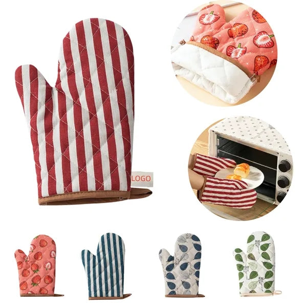 Kitchen Heat Insulation Gloves Oven Mitts Free Shipping