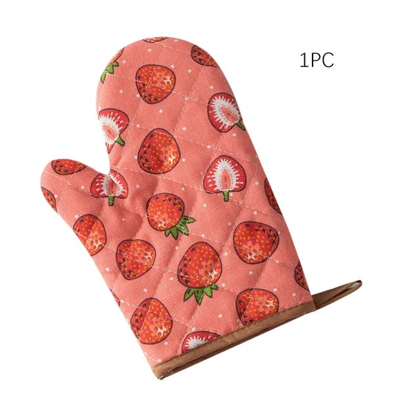Kitchen Heat Insulation Gloves Oven Mitts Free Shipping