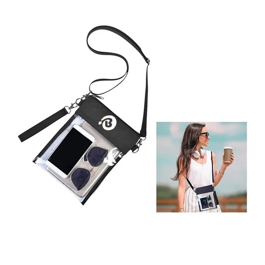 Clear Crossbody Stadium Approved Tote Bag