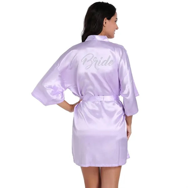 Classic Bridal Half Sleeve Robe
