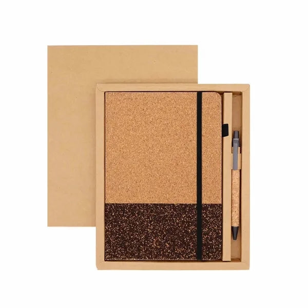 Eco Cork Notebook & Pen Gift Set