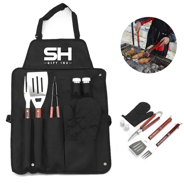 7 Pieces Apron Style BBQ Sets