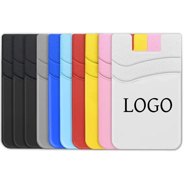 Double Layer Silicone Phone Wallets