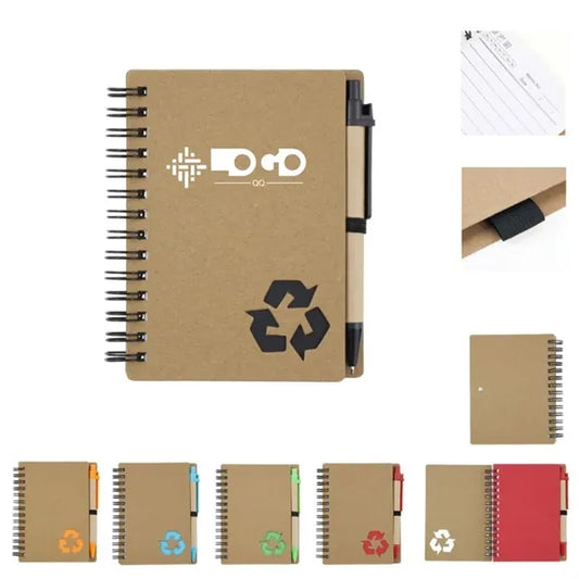 Spiral Notebook with Ballpoint Pen