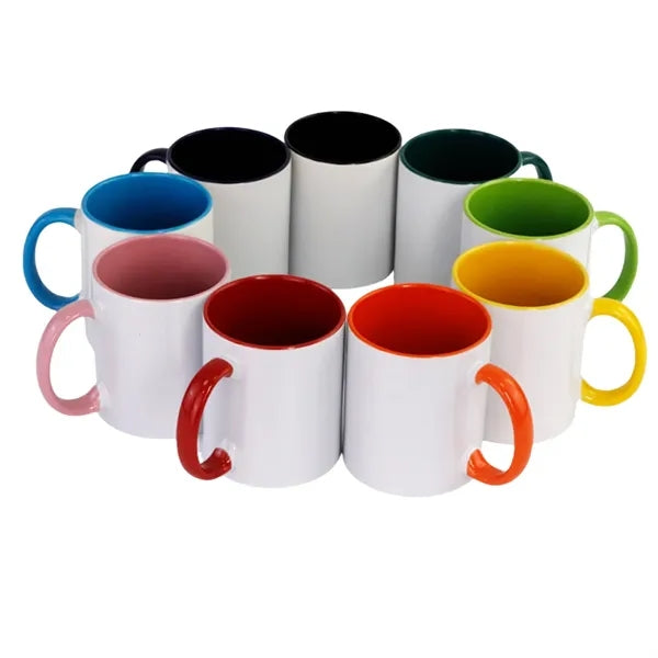 12OZ Ceramic Double Color Coffee Mug