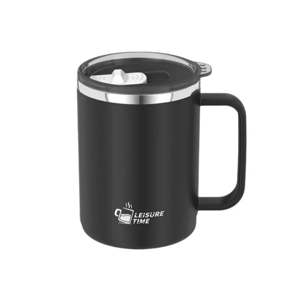 304 Stainless Steel Insulated Coffee Mug w/Handle