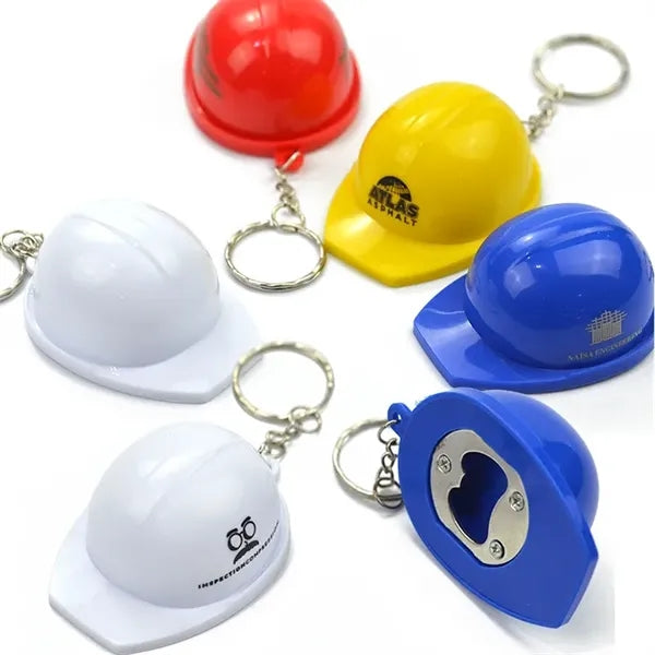 Logo Helmet Bottle Opener Keychain, Gift