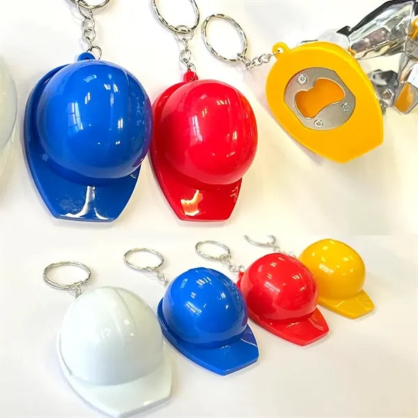 Logo Helmet Bottle Opener Keychain, Gift