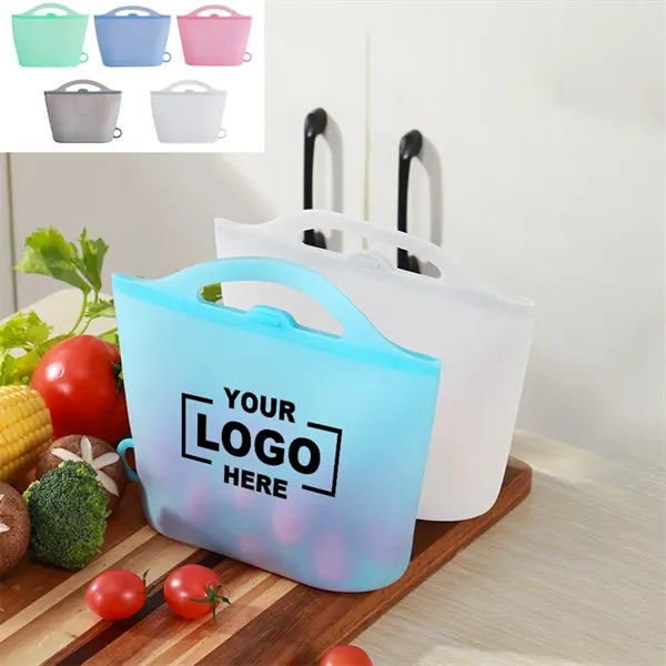 1L/33oz Silicone Fresh-keeping Storage Bag