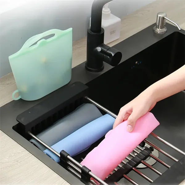 1L/33oz Silicone Fresh-keeping Storage Bag