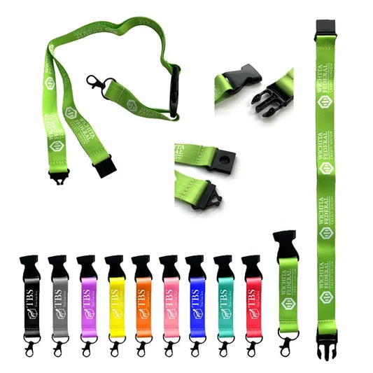 Full-Color Lanyard with Safety Breakaway & Clip