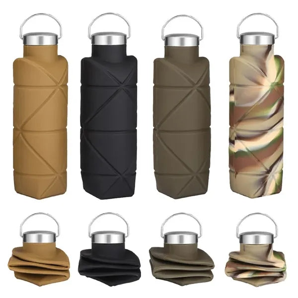 Silicone Collapsible Grenade Water Bottle