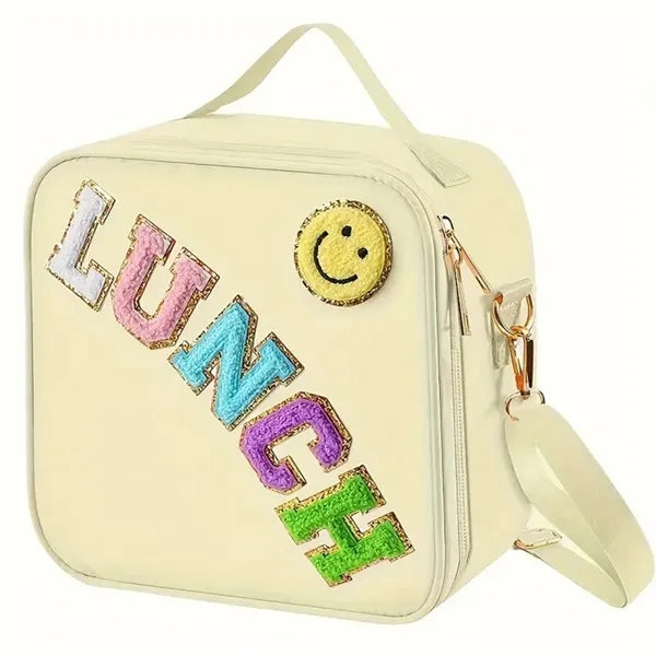 Kids Insulated Lunch Bag With Adjustable Shoulder Strap