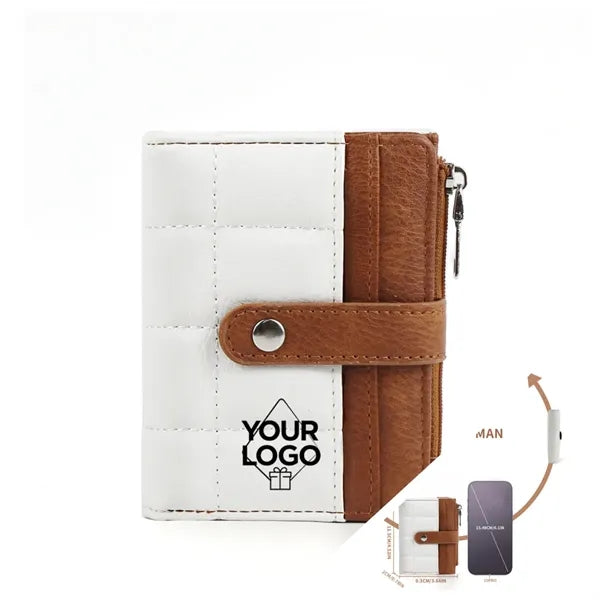 Women's Wallet Leather Credit Card Holder Ladies Travel