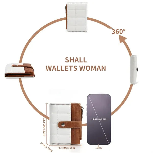 Women's Wallet Leather Credit Card Holder Ladies Travel