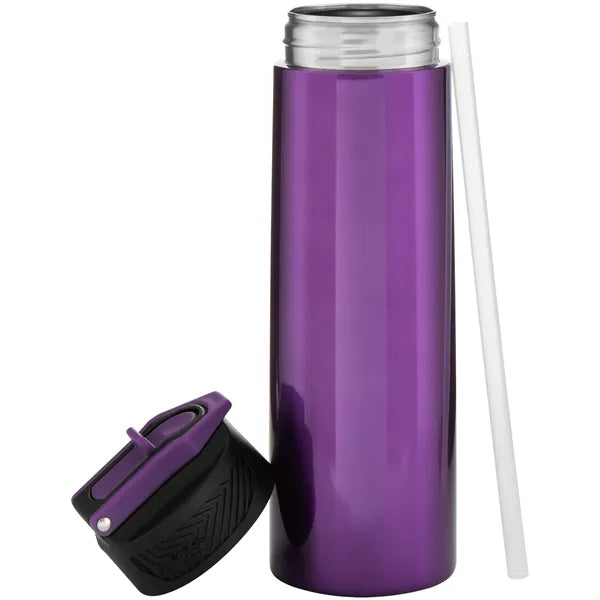 24 oz h2go Watson Single Wall Recycled SS Water Bottle
