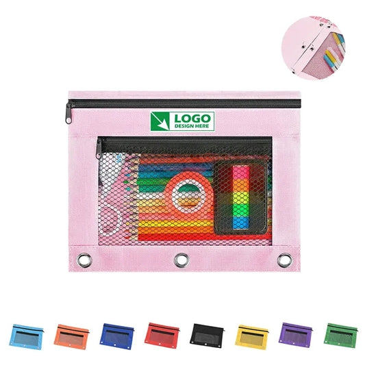 Pencil Pouch With 3 Ring Binder