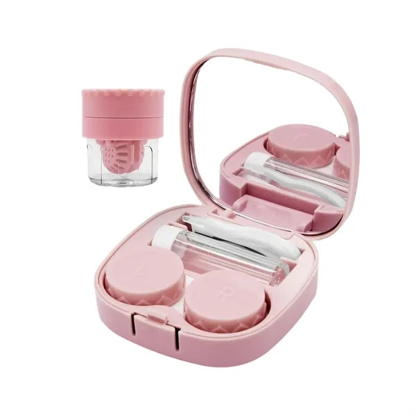 Contact Lens Case with Cleaner Washer