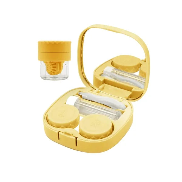 Contact Lens Case with Cleaner Washer