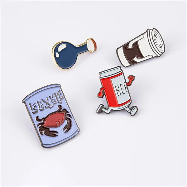 1" Cloisonne Hard Enamel Lapel Pin