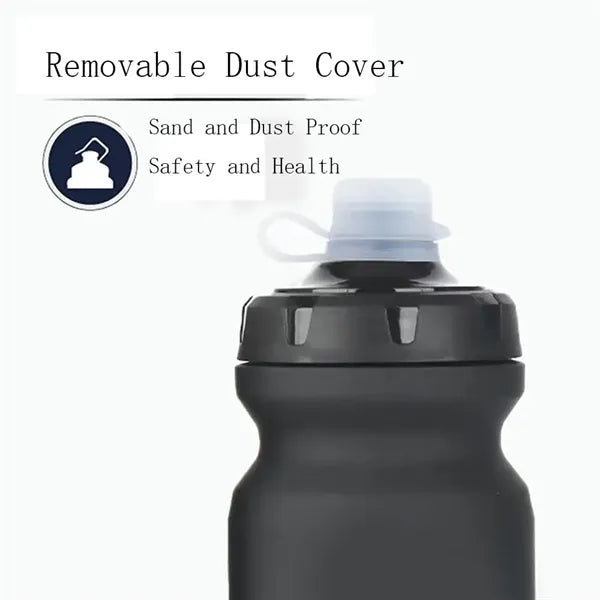 Squeezable outdoor water bottle
