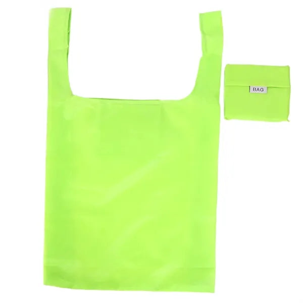 Solid Color Eco-Friendly Foldable Storage Tote Bag