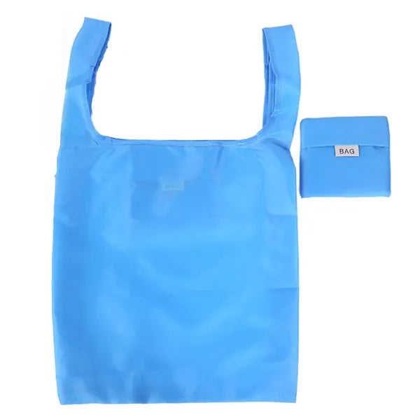 Solid Color Eco-Friendly Foldable Storage Tote Bag