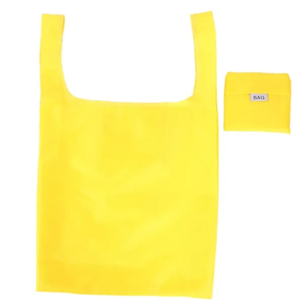 Solid Color Eco-Friendly Foldable Storage Tote Bag