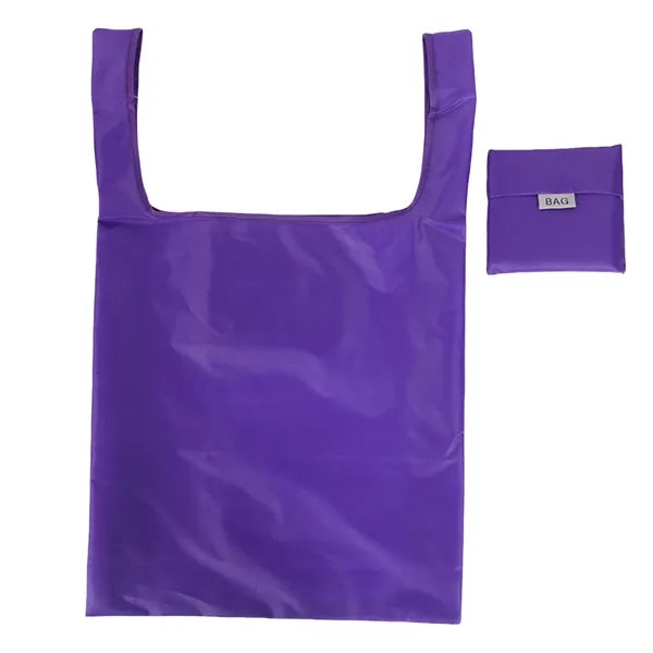 Solid Color Eco-Friendly Foldable Storage Tote Bag
