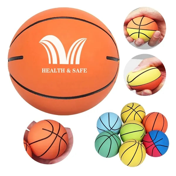 Super High Stretch Mini Rubber Relief Basketball
