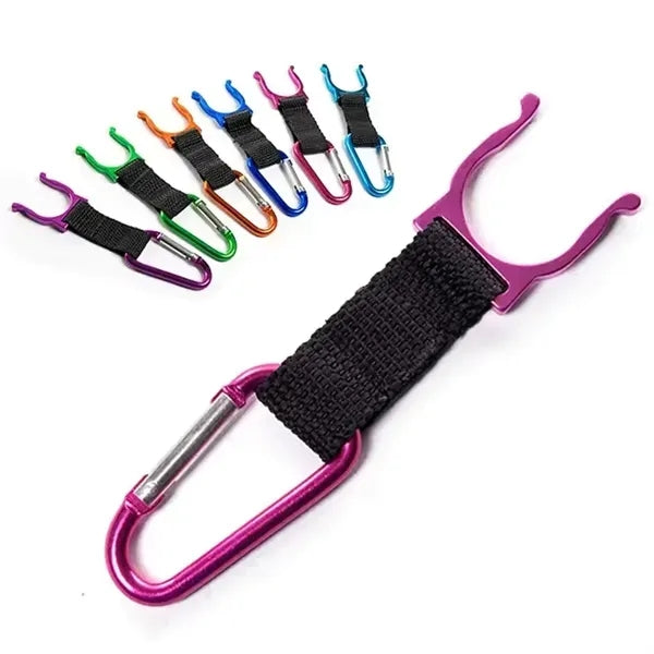 Portable Water Bottle Carabiner Holder