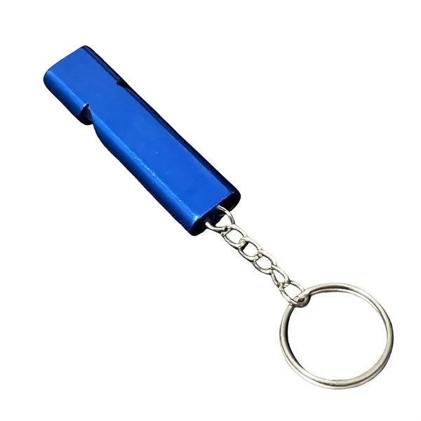 Dual-tube Outdoor Whistle With Keychain Free Shipping