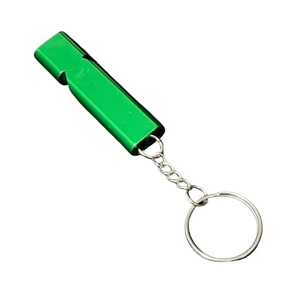 Dual-tube Outdoor Whistle With Keychain Free Shipping