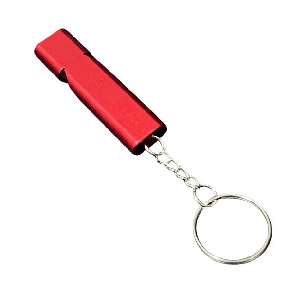 Dual-tube Outdoor Whistle With Keychain Free Shipping