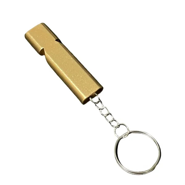 Dual-tube Outdoor Whistle With Keychain Free Shipping