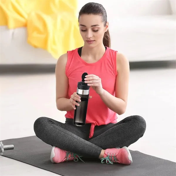 Plastic Water Bottle With Carrying Handle