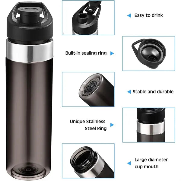 Plastic Water Bottle With Carrying Handle