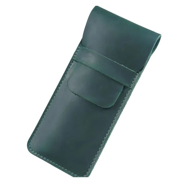 Vintage Leather Pen Holder Case